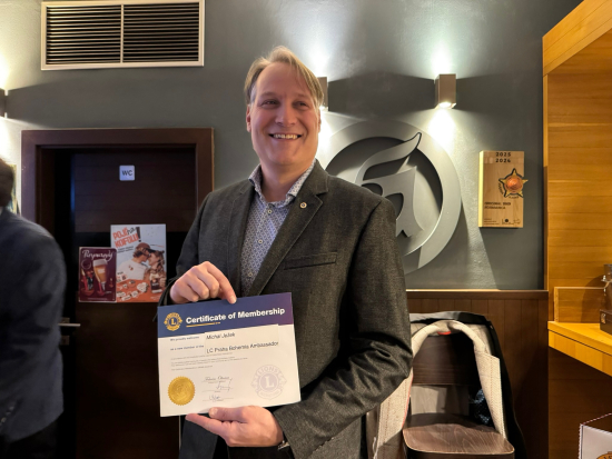 Na začátku slavnostního večera se stal oficiálně novým členem klubu Michal Ježek