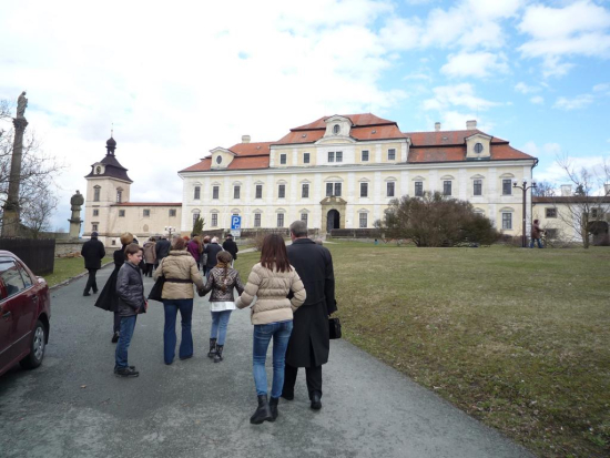 Návštěva zámku v Rychnově n. Kn.