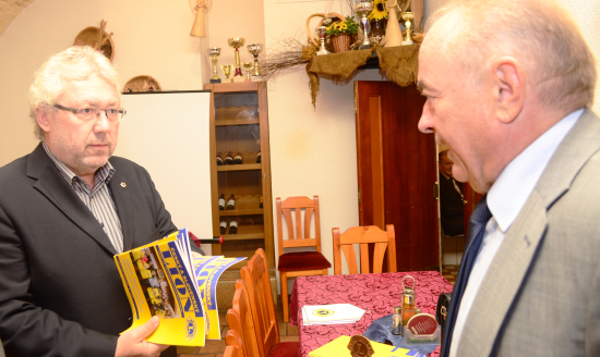 Prezident klubu Antonín Mika a Antonín Novotný