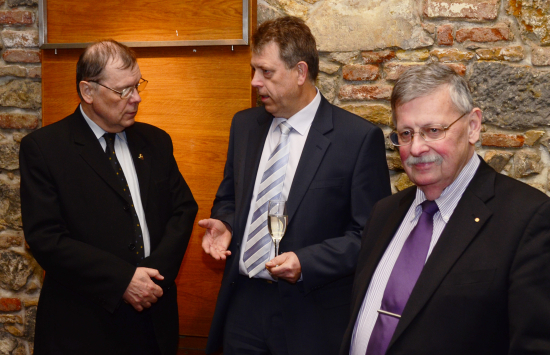 šéfredaktor časopisu Lion Jaroslav Novotný, Jiří Novotný a PDG Oldřích Choděra