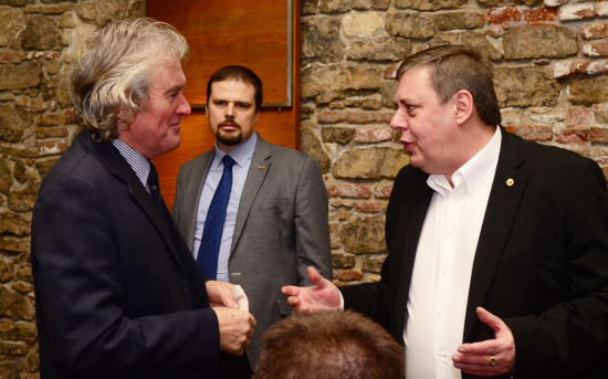 DS Anton Gerák, Jan Haur a prezident LC P.Heraldic Petr Humpolík