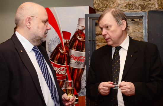 1.VP Miroslav Hříbal a Jaroslav Novotný, šéfredaktor časopisu